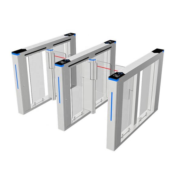 Quality Subway Airport Swing Flap Turnstile Gate High Speed Security Access Gates for sale
