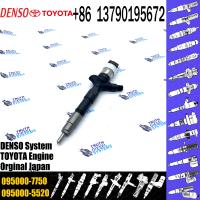 China Fuel injector 23670-30300 095000-7760 095000-7761 095000-7751 095000-7750 for diesel engine spare parts factory