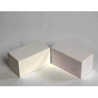 China Folding Type White Candy Boxes Thin 	Ivory Card Paper Empty Candy Boxes factory