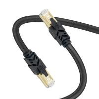 China Custom SFTP Twist Pairs CAT8 Patch Cord RJ45 Ethernet Cable 1M To 10M factory