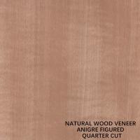 China Figured Anegre Quarter Cut Wood Veneer Straight Uniform Color For Musical Instruments factory
