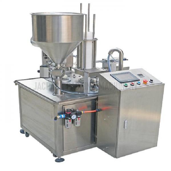 Quality Stainless Steel Yogurt Cup Filling Sealing Machine 3000-4000pcs/H Capacity for sale