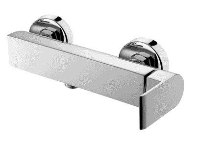 Quality Chrome Brass Single Handle Shower Mixer Faucet Wall Mounted for sale
