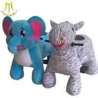 China Hansel amusement indoor plush walking animals electric scooter for sale factory