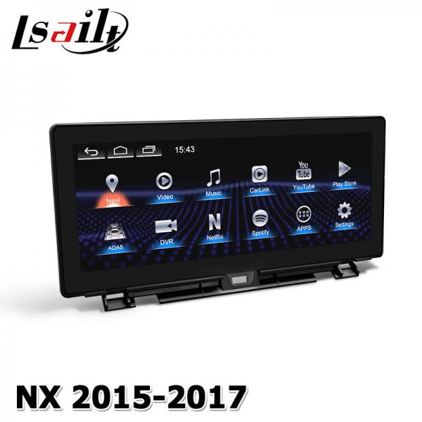 Quality Lexus NX200t Car Touch Screen Hexa Processor 10.25