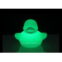 Quality Funny Animal Toy Plastic LED Rubber Duck Night Light Environmental And Energy for sale