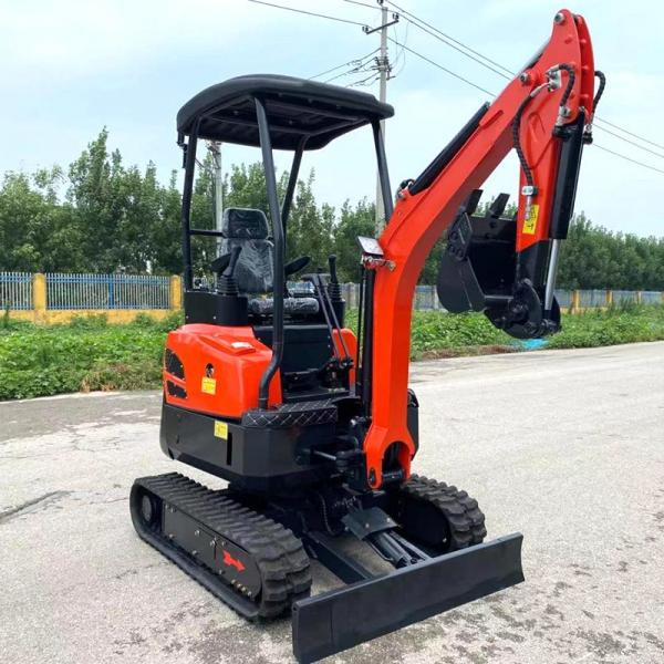 Quality Swing Boom 1.8Tone Hydraulic Mini Excavator Tailless Small Home Excavator for sale