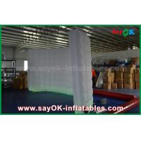 China Inflatable Led Photo Booth White Oxford Fabric Inflatable Event / Wedding Photo Booth Kiosk SGS factory