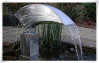 China Metal Fountain Stainless Steel Water Feature Outdoor Garden Pond Decoration factory