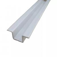 China White Color Aluminium Extruded Profiles For Kitchen Cabinet Door U Corner factory