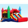 China Party City Inflatable Bouncer Combo , Inflatable Bounce House Dual Castle factory