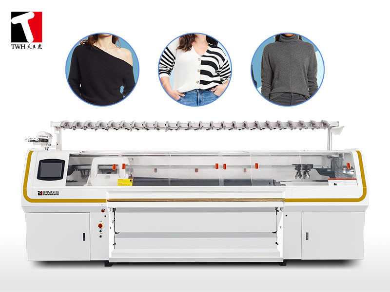 China TWH Computerized Sweater Knitting Machine 7G With Zero Finishing Comb factory