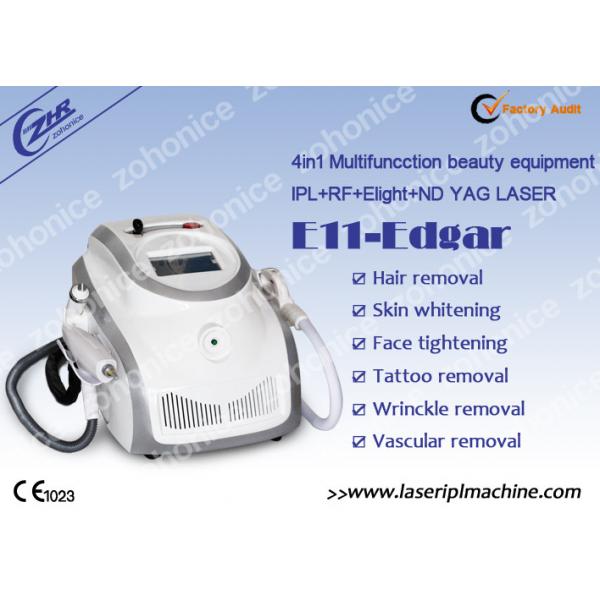 Quality Winding Cooling E Light IPL RF Machine for Color Tatto / Flecks Removal for sale