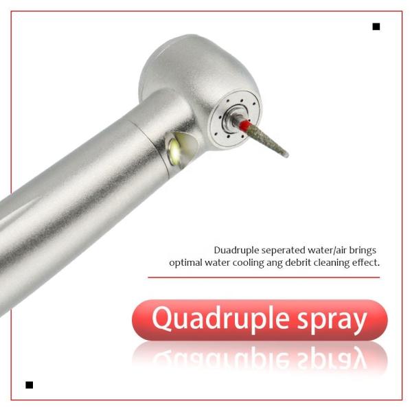 Quality LED High Speed Hand Piece Quadruple Spray Air Turbine for sale