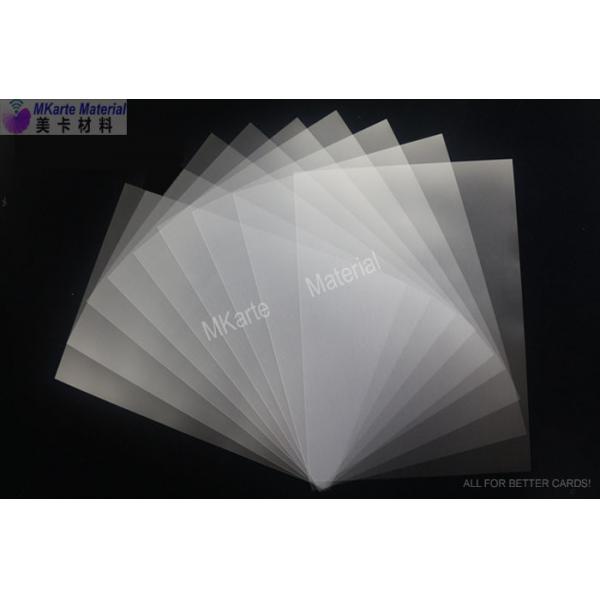 Quality High Stickiness Glue Coating PVC Coated Sheet / Reel For Inkjet Printing Use for sale