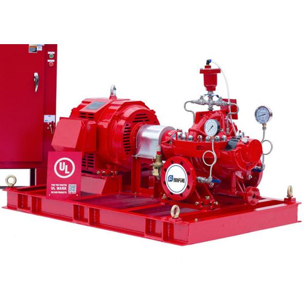 Quality Single Stage Double Suction Centrifugal Fire Pump   Split Case   500 GPM  With 120 PSI  Head for sale