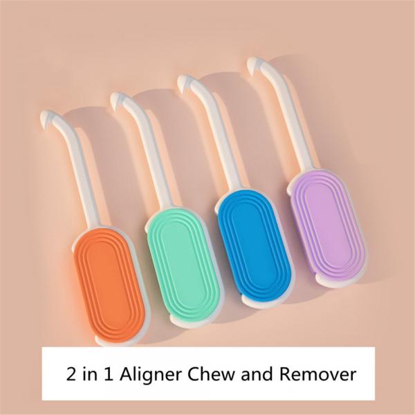 Quality 2 In 1 Orthodontic Aligner Remover Chewies Durable Compact With Silicone for sale
