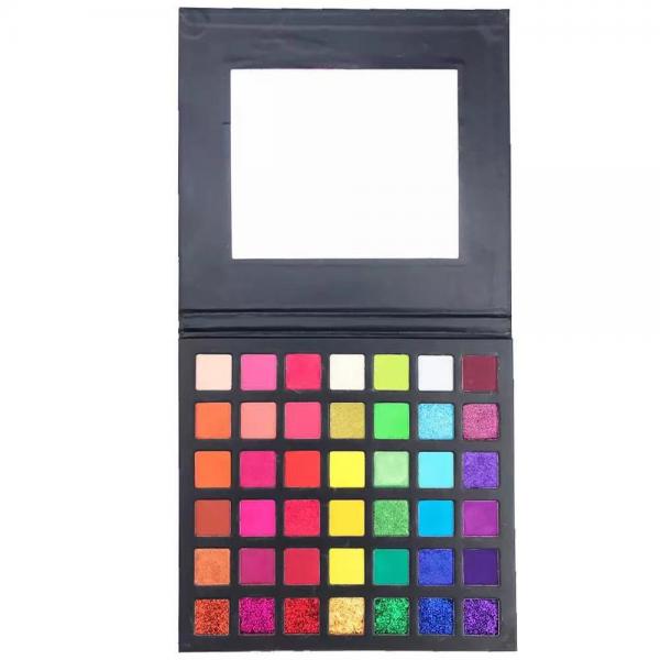 Quality Custom Colorful Eyeshadow Palette Square Shadow Matte with 42 colors Waterproof for sale