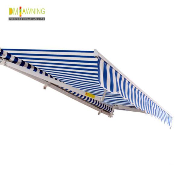 Quality Outdoor retractable awning Aluminum commercial manual awning for sale