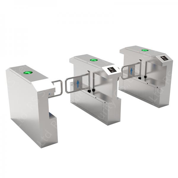 Quality Factories DC Brushless Swing Turnstiles Doors Anti-clamping Rfid Wristband Wing Barriers Electri Circuit for sale