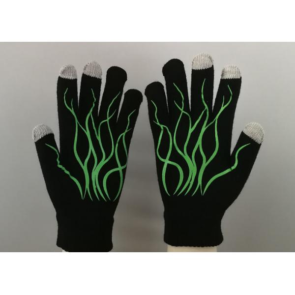 Quality Composite Knitted Working Hands Gloves Light Weight Electric Conduction On Thumb for sale