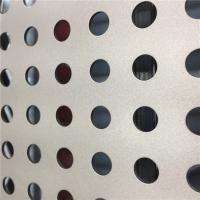China Interior Decorative Aluminum Perforated Metal Sheet Pvc Coating For Building factory
