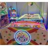 China 240V Kids Arcade Machine , Sunflower Redemption Hockey Game Machine With Colorful Light Box factory