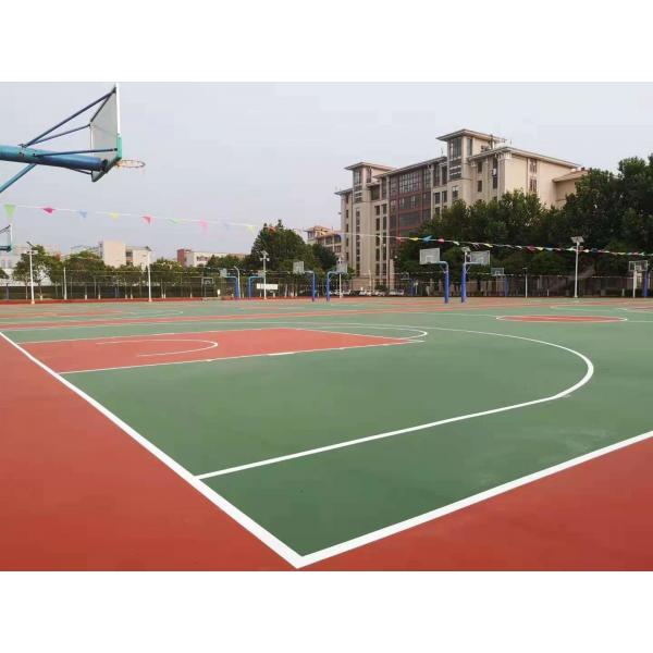 Quality Soundproof Outdoor Badminton Court Flooring SPU Coating for sale