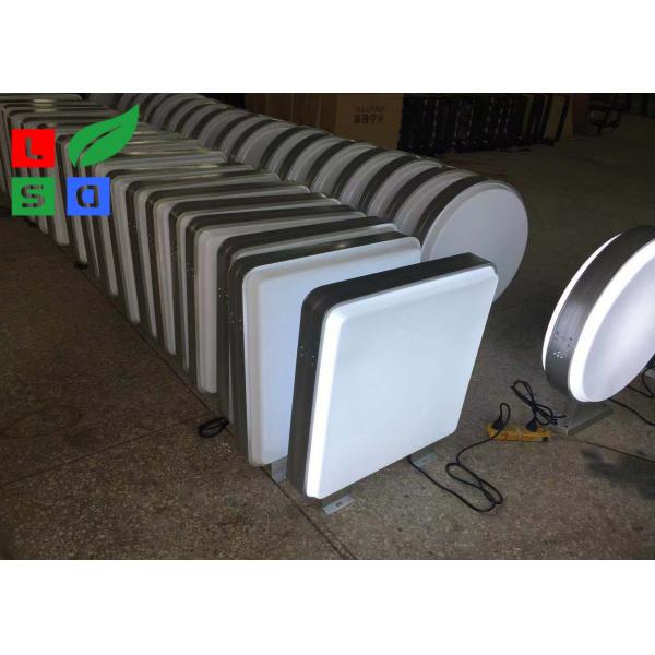 Quality Dia 600mm Round LED Outdoor Light Box LED Blade Sign Double Sided For Shop for sale
