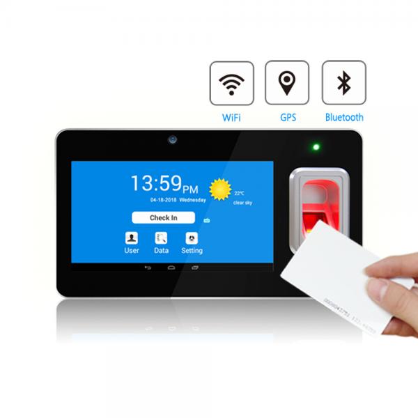 Quality Android fingerprint RFID card Biometric Time Attendance System Terminal with for sale