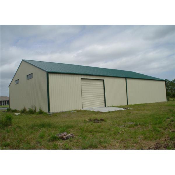 Quality Nice Steel Frame Storage Buildings For Personal & Commercial With Rolling Door for sale