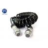China 4M 7 Way Rear View Camera Cable , Automotive Security Camera Power Extension Cable factory