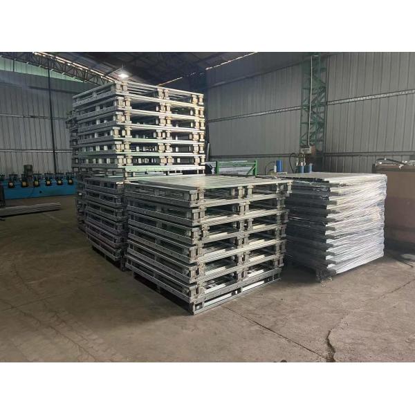 Quality Warehouse Heavy Duty Steel Pallet Stackable Euro Standard Size for sale