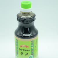 Quality Supermarket Japanese Style Soy Sauce 500ml Glass Bottle Natural Soybean Brewed for sale