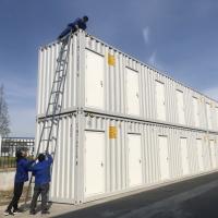China Anti Earthquake Prefab Container Office Thermal Insulation Rescue Worker Living With 5 Separate Rooms for sale