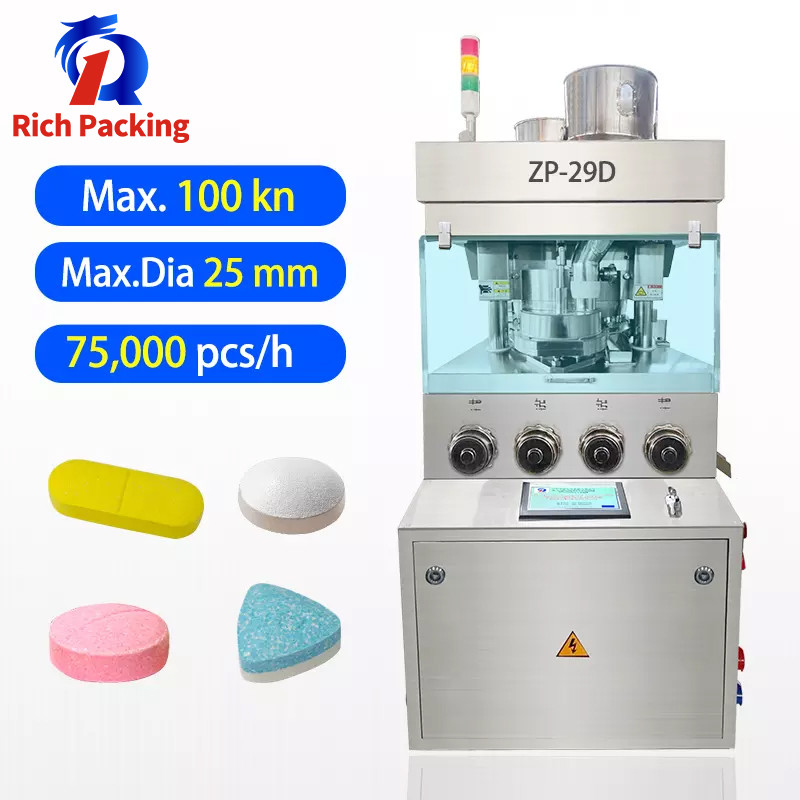 China GMP CE Pill Press Machine Pharmaceutical Rotary Automatic Making Tablet factory