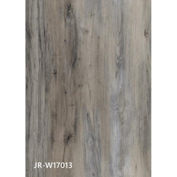 Quality 5mm SPC Click Flooring Antibacterial Seamless Persian Oak Burlywood Wood Grain GKBM JR-W17013 for sale