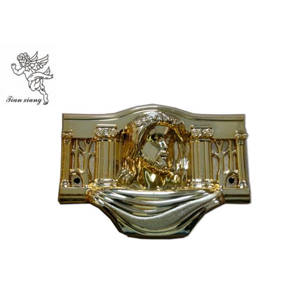 Quality Funeral Christ Pattern Coffin Ornaments , Funeral Products PP Recycle Materials for sale