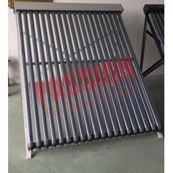 Quality No Noise Heat Pipe Solar Collector 45 Degree Angle Frame For Hospital for sale