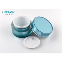 China Luxury Cosmetic Jar Packaging , 1.76 Oz Matt Clear Acrylic Containers With Lid factory