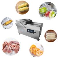 China Durable 304 Stainless Steel Vacuum Packing Machine Double Chamber for sale