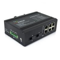 China 6 Port 10 100 Ethernet Switch 2 SC Port Unmanager High Performance factory