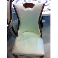 China white solid wood restaurant chair dining furniture factory
