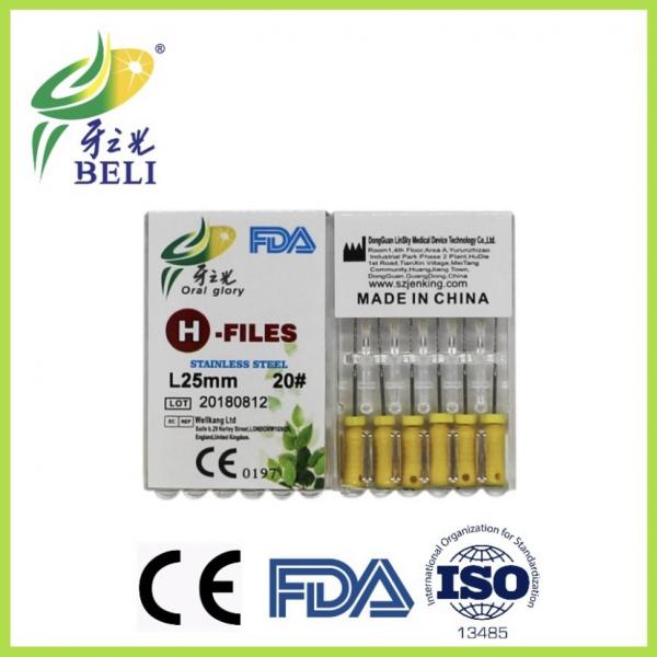 Quality Professional Dental Endo Files , Hand Use Stainless Steel K Flex Files for sale