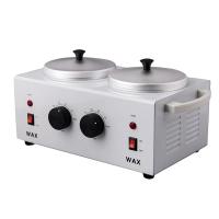 China 2023 Professional Paraffine Hair Removal Heater equipment double pots wax warmer hair removal factory