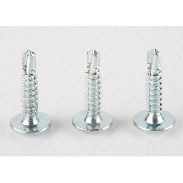 Quality Self Tapping Self Drilling Screws Low Profile Flange Head Phillips Drive for sale