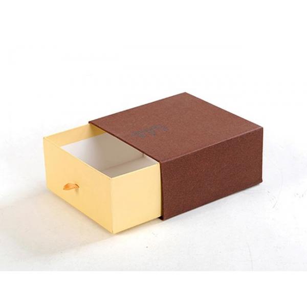 Quality Pure Color Paper Drawer Boxes Kraft Drawer Box  Shoes And Suit Packing for sale