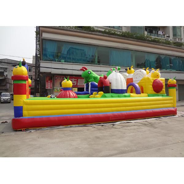 Quality Customized Cartoon Inflatable Bouncy Castle Waterproof / Fire - Resistant for sale