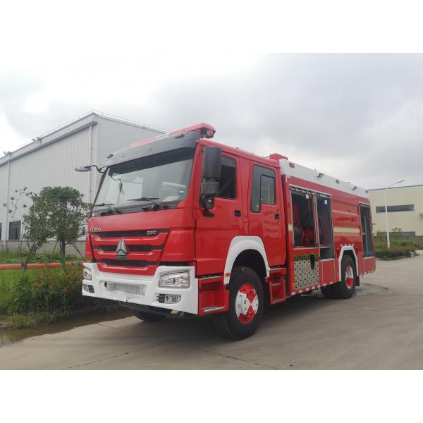 Quality HOWO 276kw Fire Trucks Rescue 10 Wheeled 10t With Foam Powder Combination for sale