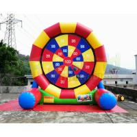 China Multi Color Inflatable Sports Games Football Soccer Dart Board Digitial Printing factory